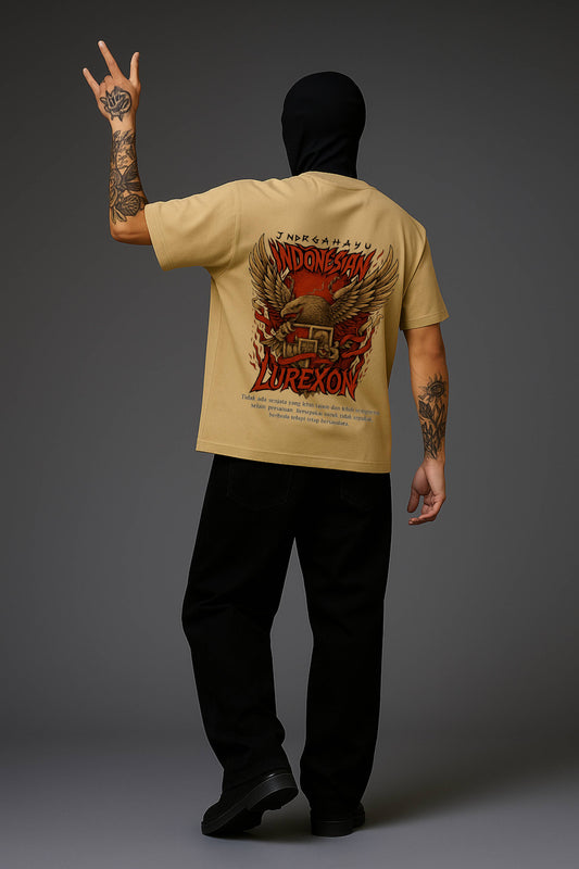 Lurexon Indonesian Eagle Oversized Tee – Special Edition