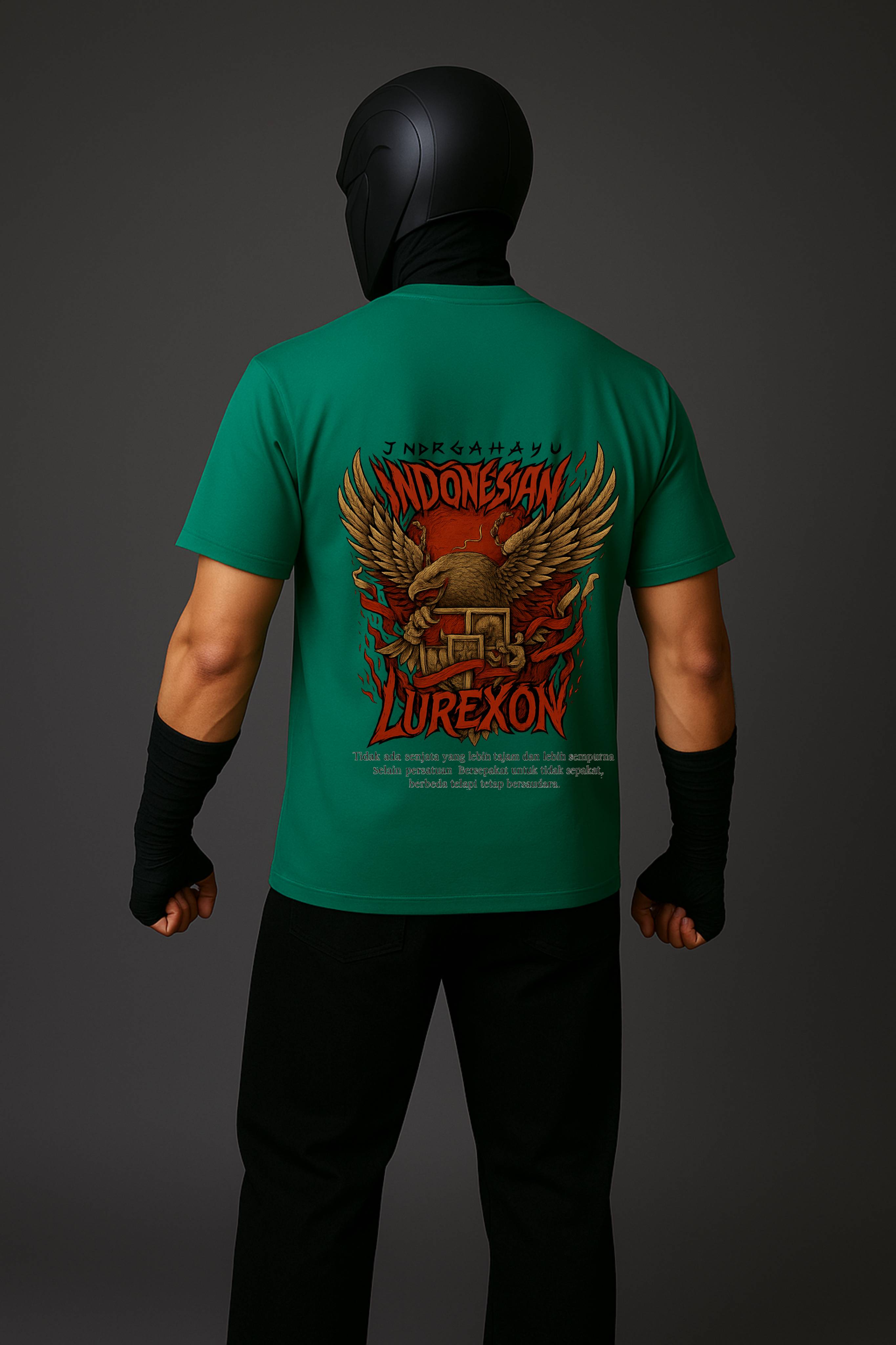 Lurexon Indonesian Eagle Oversized Tee – Special Edition