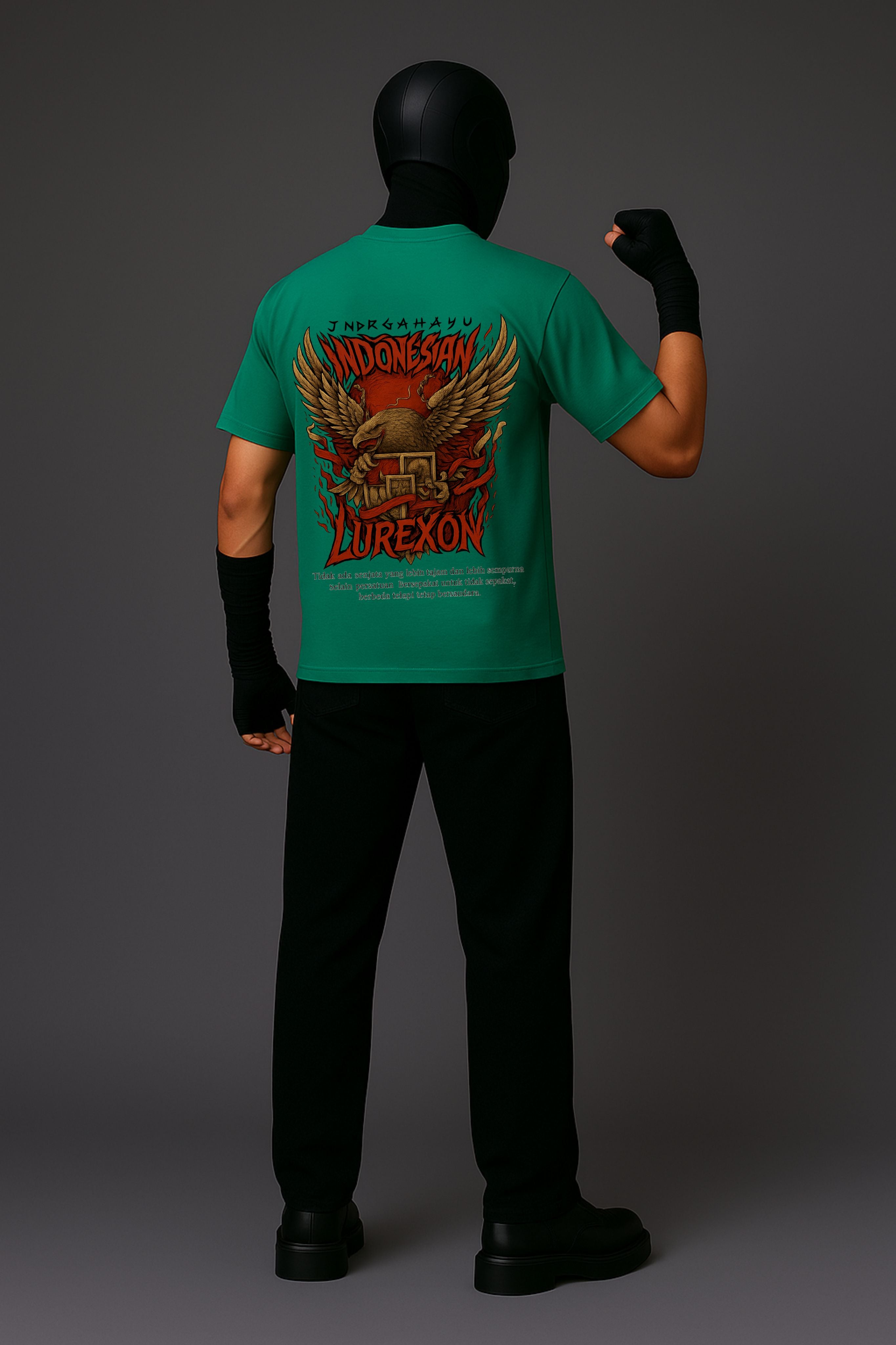 Lurexon Indonesian Eagle Oversized Tee – Special Edition