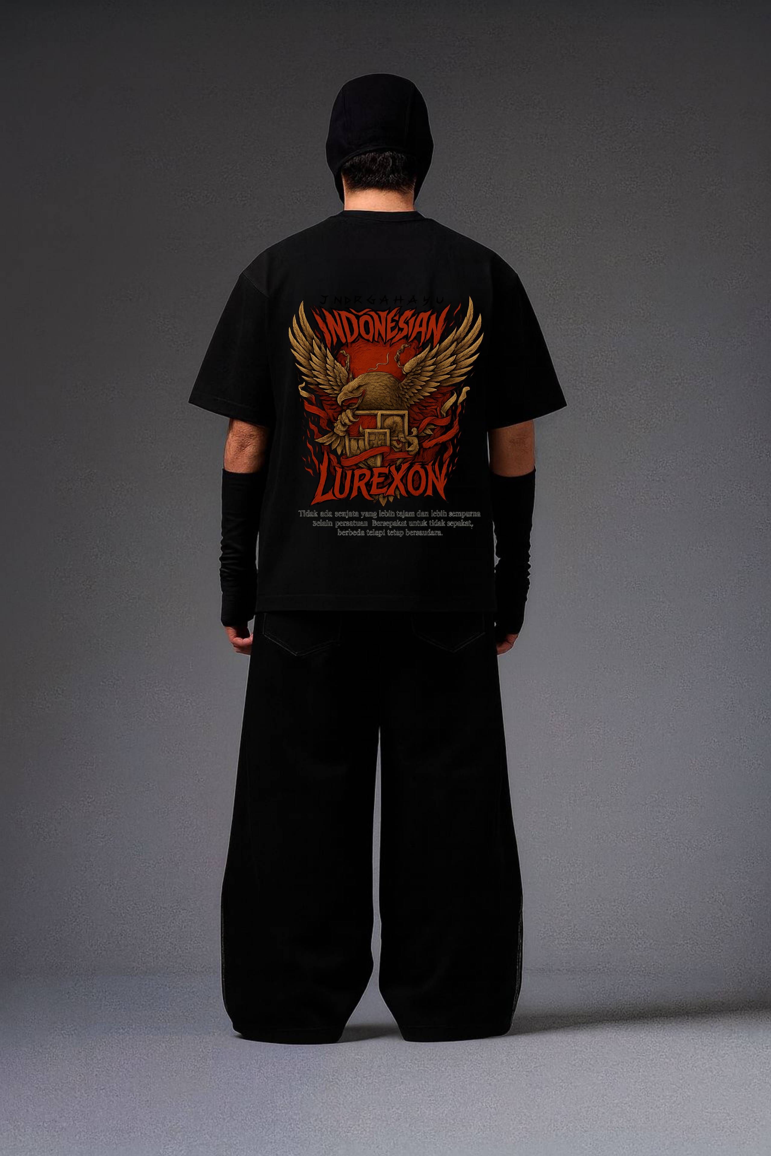 Lurexon Indonesian Eagle Oversized Tee – Special Edition