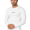 White Full Sleve Compression T-shirt