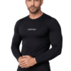 White Full Sleve Compression T-shirt