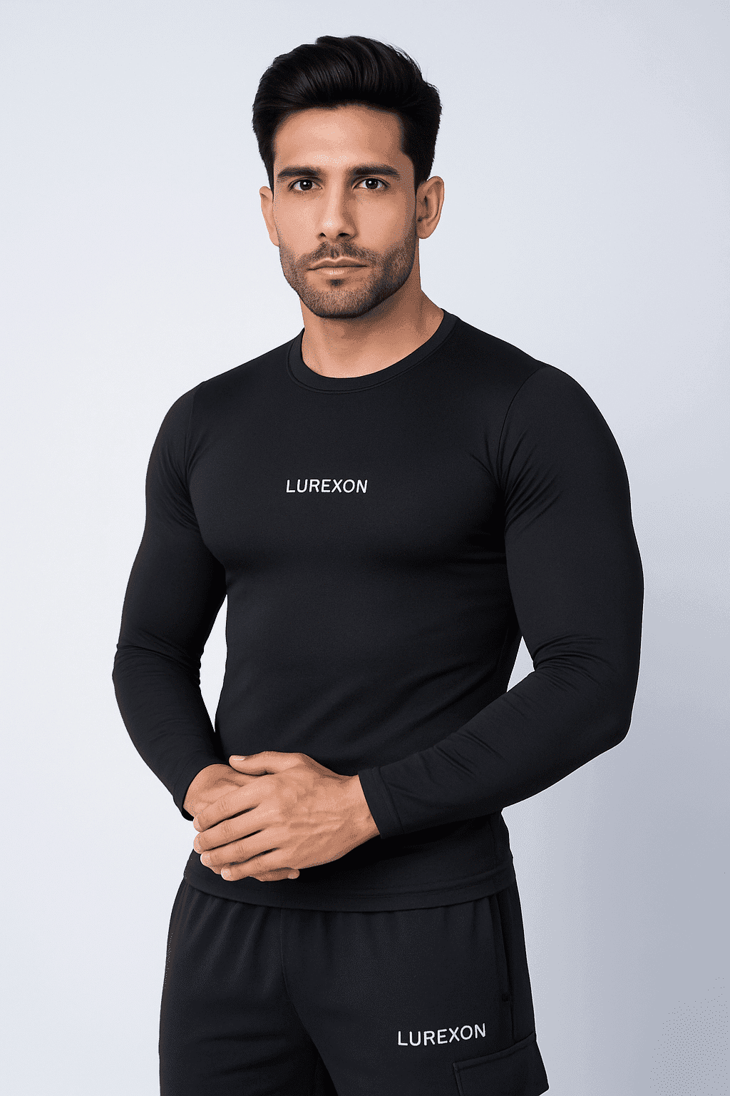 Black compression T-shirt